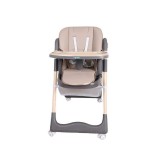 Scaun de masa cu inaltime reglabila, spatar ajustabil in 4 pozitii, pliabil, brown, U-Grow