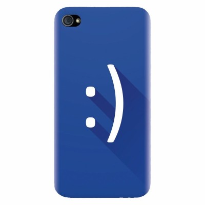 Husa silicon pentru Apple Iphone 4 / 4S, Smile foto