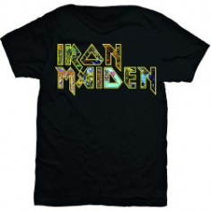 Tricou Unisex Iron Maiden: Eddie Logo foto