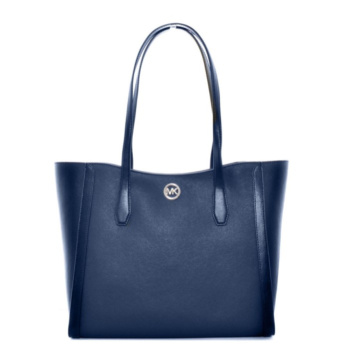 Geanta de umar Michael Kors Leida Albastru 33 X 30 X 12 CM