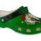 Papuci flip-flop Crocs Classic NBA Boston Celtics Clog 209442-100 verde