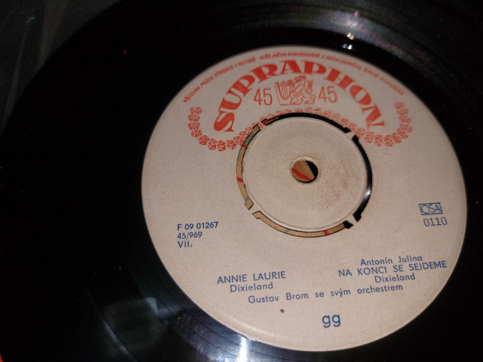 disc vinil,vinyl Electrecord SUPRAPHON,Anne Laurie,Milan Tousek,de colectie,T.Gr