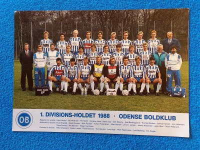 Foto fotbal - ODENSE BK (Danemarca) - anul 1988 foto