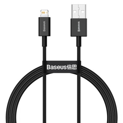Cablu Baseus Superior usb - lightning 20w negru CALYS-A01 foto