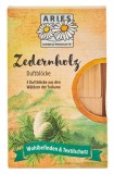 Lemn de Cedru Parfumat Aries impotriva Moliilor, Set 4 Bucati x 26g, Natural
