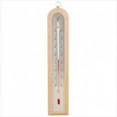 Termometru de perete pe suport de lemn, 260x50x18 mm, Strend Pro TMM-050 Spa