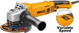 Cumpara ieftin Flex Polizor Unghiular 1010W, 125mm cu variator, 5000-12000rpm, Ingco AG10108-5
