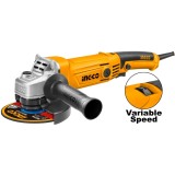 Flex Polizor Unghiular 1010W, 125mm cu variator, 5000-12000rpm, Ingco AG10108-5
