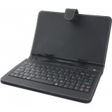 Husa cu tastatura, Esperanza,universala pentru tableta de 7&quot;, conexiune MicroUSB, Neagra