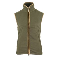 Vestă Jack Pyke Countryman Fleece Gilet, oliv &icirc;nchis, mărimea L