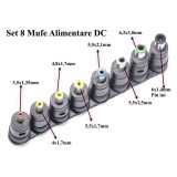 Set 8 mufe adaptoare de alimentare DC, Oem