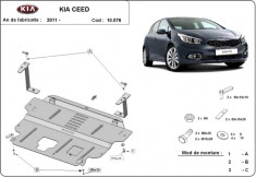 Scut metalic motor si cutie de viteze Kia Ceed 2012-2018 foto