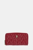 Kurt Geiger London portofel de piele KENSINGTON culoarea bordo, 647050319