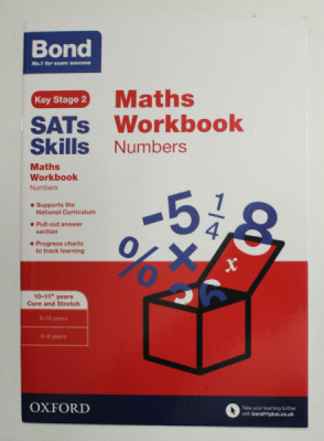 SATs SKILLS - MATHS WORKBOOK - NUMBERS , 10- 11 +YEARS , CORE AND STRETCH , 2017 foto
