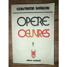 Opere vol 5- Constantin Brailoiu