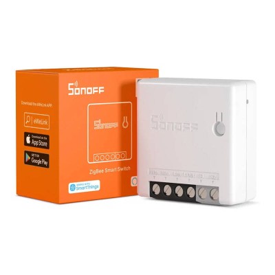 Releu Smart Wifi Sonoff ZigBee Mini, Programare, Control de la distanta, Protocol ZigBee 3.0 foto