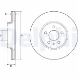 DELPHI BG4799C Disc frana