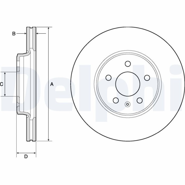 DELPHI BG4799C Disc frana