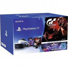 Kit PlayStation VR + PlayStation Camera V2 + Joc PS4 GTS + Joc PS4 VR Worlds foto