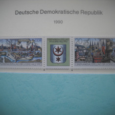 HOPCT TIMBRE MNH 1294 EXPO FILATELICA A TINERETULUI -2 VAL-1990-GERMANIA DDR/RDG