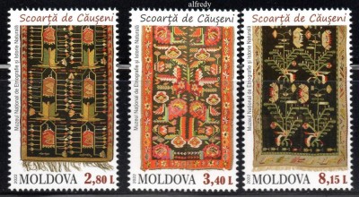 MOLDOVA 2022, Scoarte, Arta, MNH, serie neuzata foto