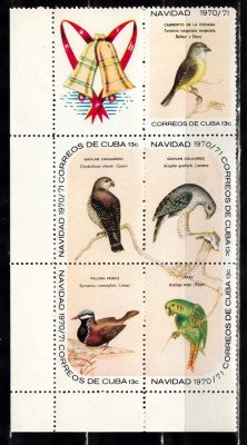 A12 S1 1 - Timbre foarte vechi - Cuba - pasari exotice foto