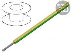 Cablu Electric Termorezistent Galben-Verde 1x1,5mm? foto