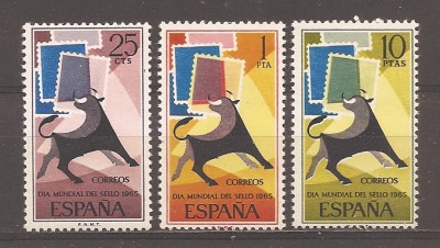 Spania 1965 - Ziua Mondială a timbrului, MNH foto