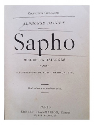 Alphonse Daudet - Sapho foto