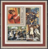 Guineea Bissau 2001 - Picturi de Renoir, Colita, MNH, Nestampilat
