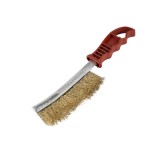 Perie de sarma lunga Micul Fermier, rosie, cu maner ergonomic