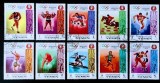 Serie completă 10 timbre Yemen 1972 &ndash; Jocurile Olimpice M&uuml;nchen, sporturi olimpice -A45