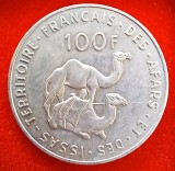 (M1550) MONEDA TERRITOIRE FRANCAIS DES AFARS ET DES ISSAS (ASTAZI DJIBOUTI) - 100 FRANCS 1975 - MAI RARA
