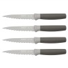 Set Cutite pentru friptura BergHOFF, 4 piese, 11.5 cm, Otel, Gri HighLine Cooking