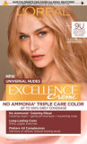 Loreal Paris EXCELLENCE CREME Vopsea permanentă 9U light blonde, 1 buc