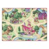 COVOR REBEL ROADS Candy Town 27 antiderapant pentru copii - roz si z&ouml;ld, 95x133 cm
