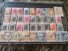 Lot timbre stampilate Italia, 1900-1940, stare buna, pret per lot