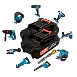 Cumpara ieftin Set 2 Acumulatori 24V 2.0Ah FOTOFUN Compatibili Universal + Bit Magnetic cu 2 Capete