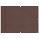 Cumpara ieftin Paravan de balcon, maro, 75x1000 cm, 100% poliester oxford