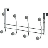 C&acirc;rlig X 4 Cu Bile Ceramice &ndash; Crom / Gri | Cuiere Baie