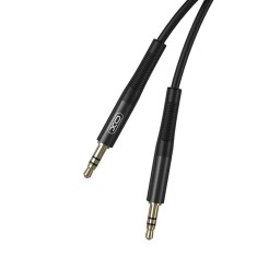 Cablu audio XO NB-R175A, mini jack 3.5 mm AUX, 1m, Negru