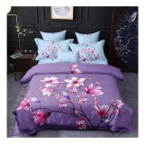 Cumpara ieftin Lenjerie de Pat, Bumbac Finet 3D, 6 Piese, Pat Dublu - SIPRA2-05