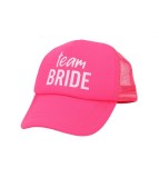 Sapca Team Bride roz marime universala pentru fete (Petrecerea burlacitelor)