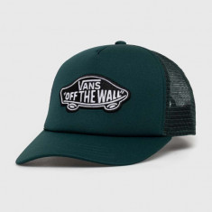 Vans sapca culoarea verde, cu imprimeu