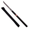 Sabie Vanatoare Ideallstore&reg; Shaolin Master Baston 55cm Negru cu Teaca Otel Cutit Camping Durabila