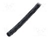 Tub protectie cablu, poliamida 6, diametru interior 11,6mm, neagra, PMA - VOHD-12B