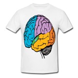 Tricou &quot; Desenarea unui creier &quot;