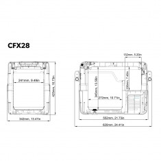 Lada frigorifica Compresor CFX28 foto