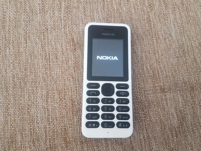 Telefon Rar Nokia 130 Dualsim White/black Liber retea Livrare gratuita!