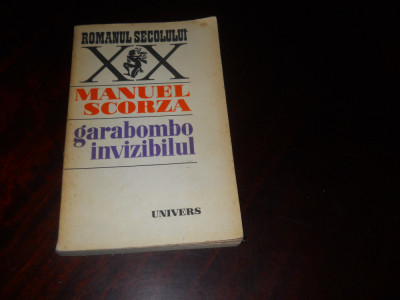 MANUEL SCORZA - GARABOMBO INVIZIBILUL,1976 foto